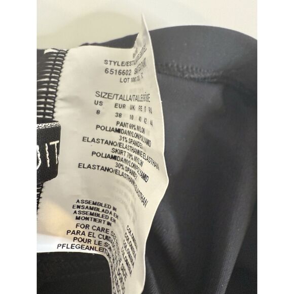 New Miraclesuit Black Solid Skirt Brief Swim Bottom Size US 8 Miracle Suit - Picture 8 of 9